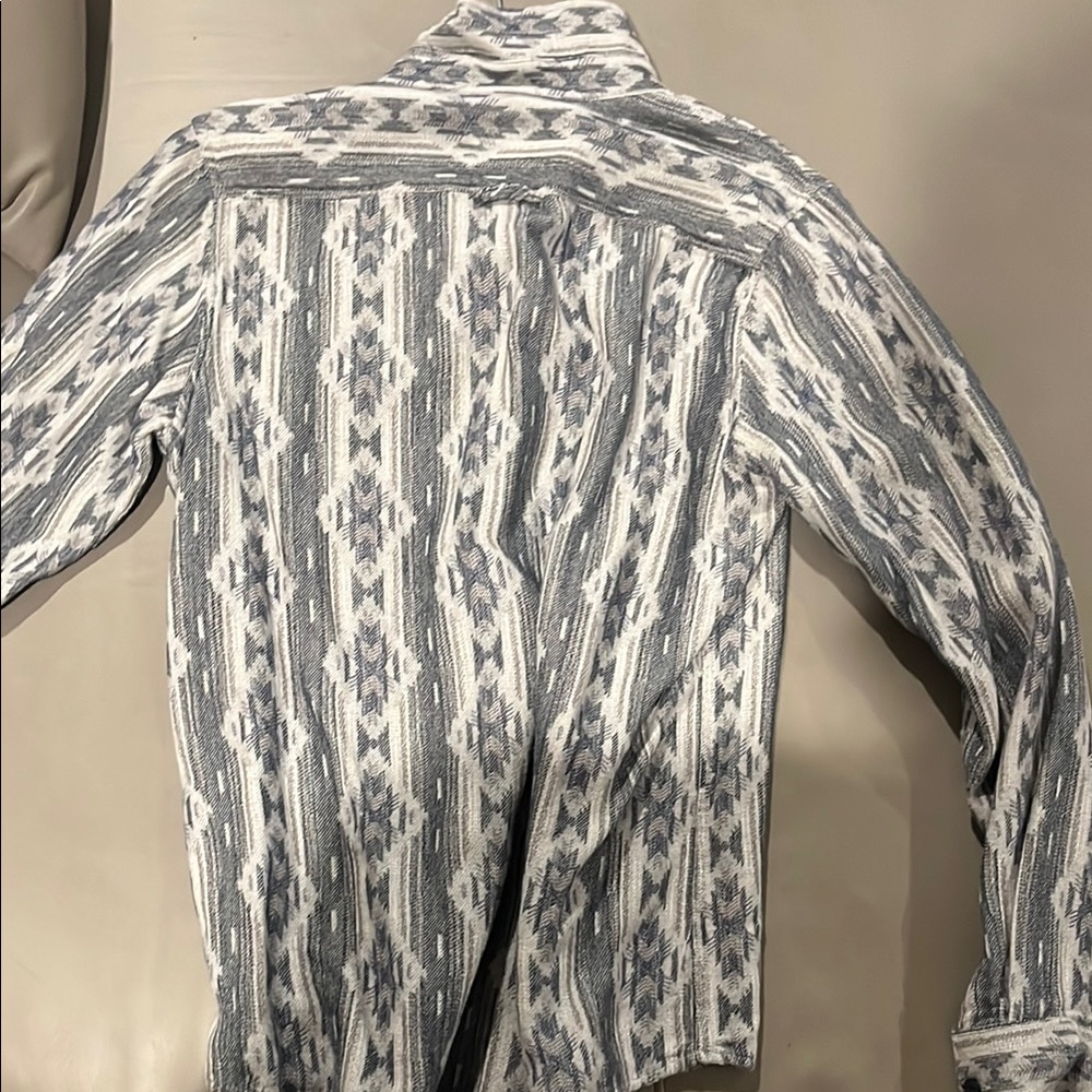 Men's Gray Patterned Jacket - image 2